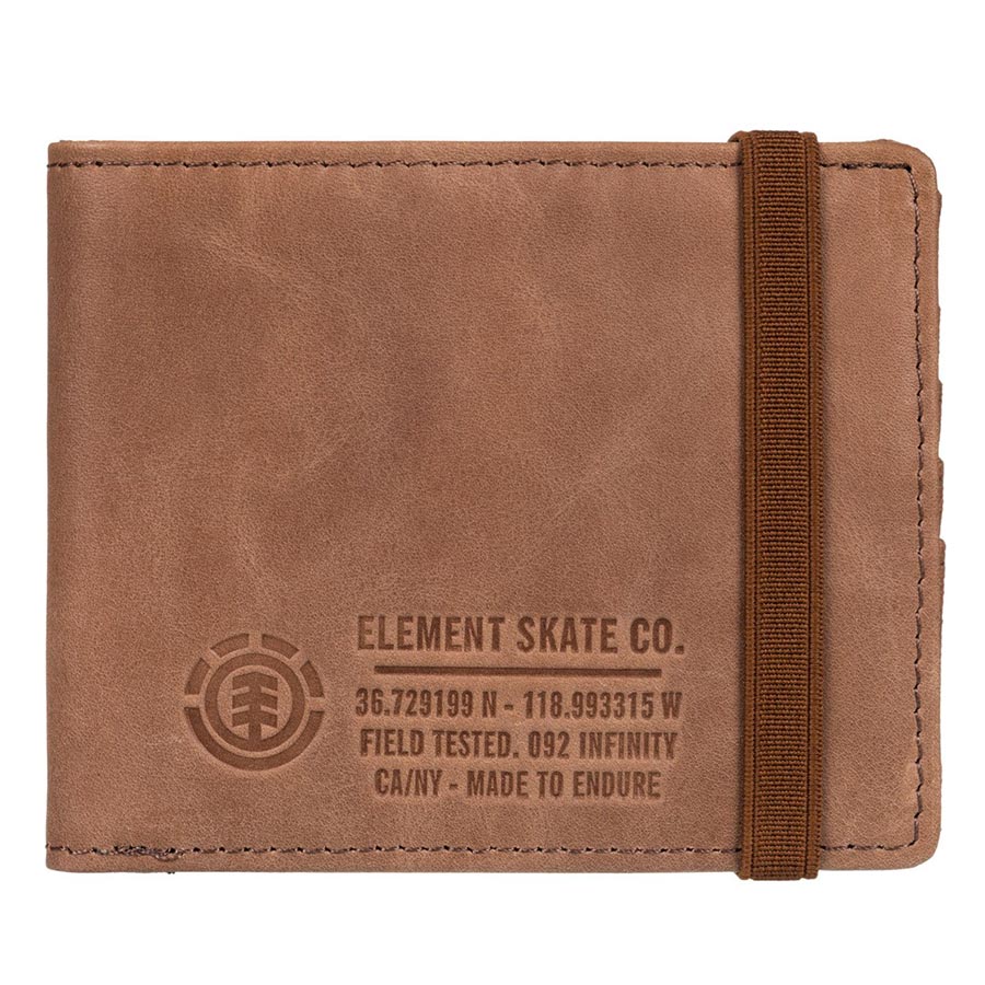 Element Endure L II pénztárca barna színben. Prémium bőrből készült pénztárca több rekeszzel és stílusos záródással.