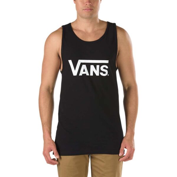 Vans Classic trikó fekete színben fehér logóval a mellkasán, 100% pamutból