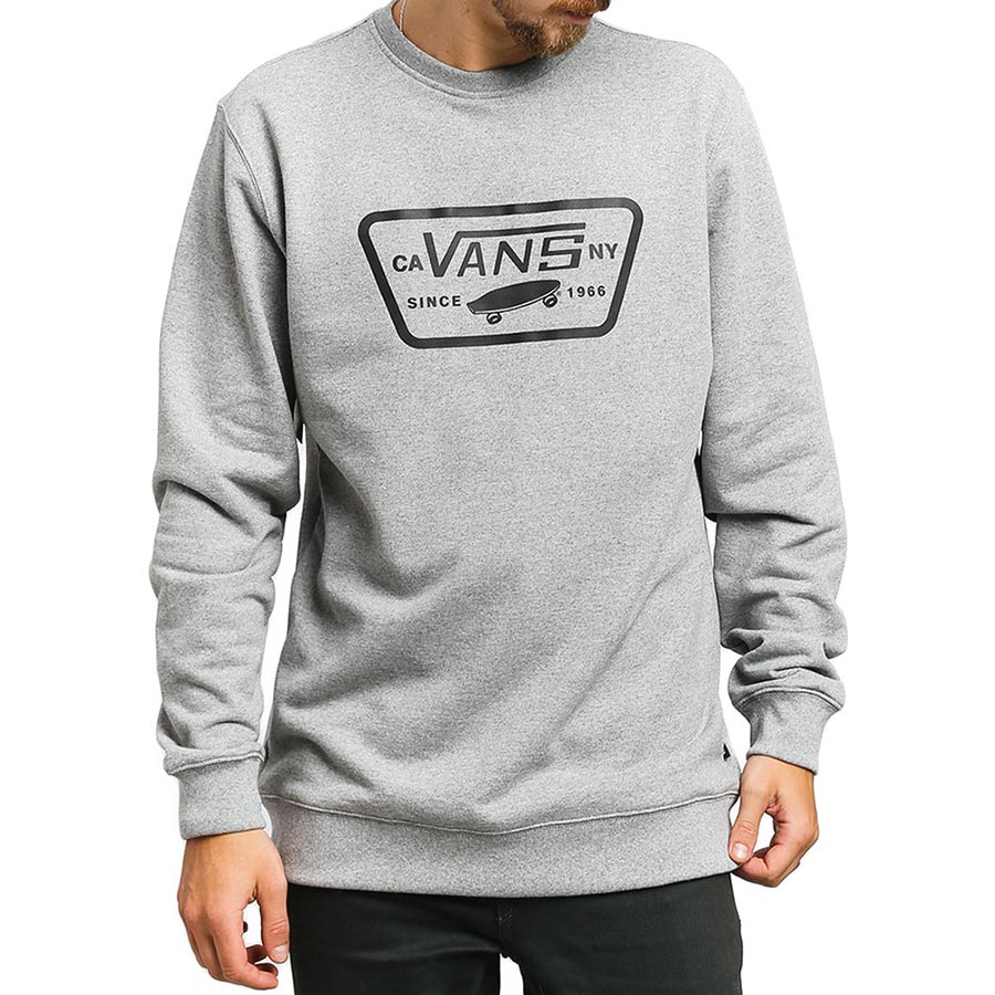 vans full patch crew II pulóver cement heather VN0A45CI02F1