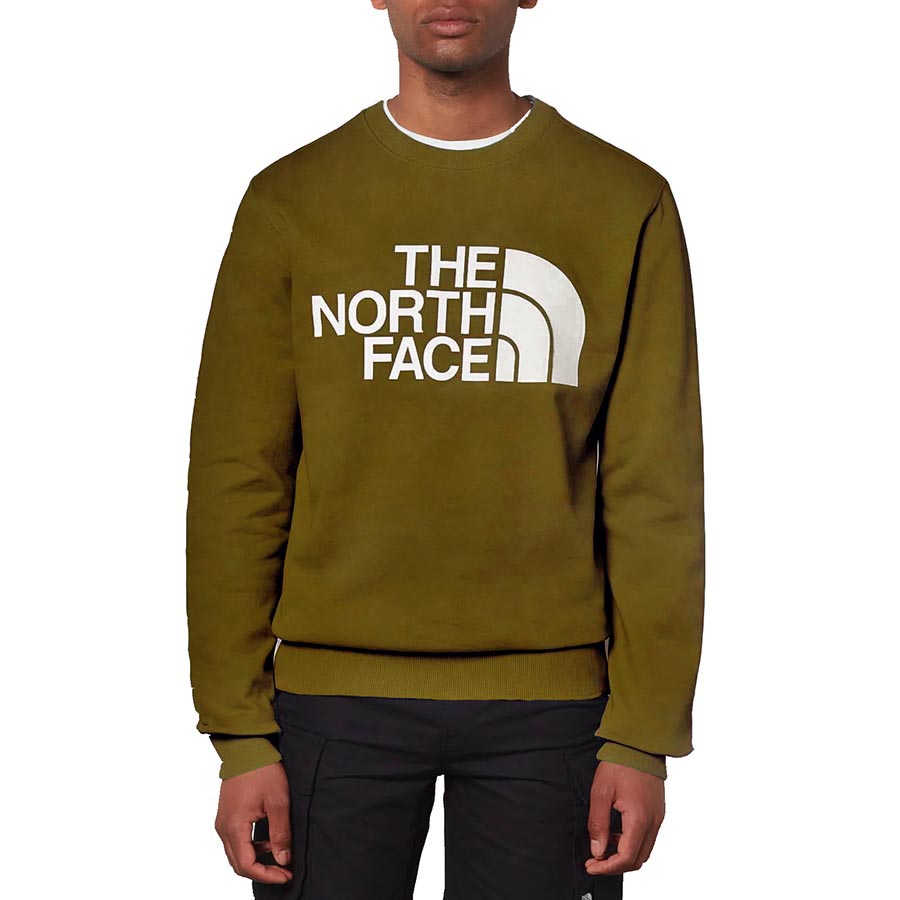 the north face standard crew pulóver military