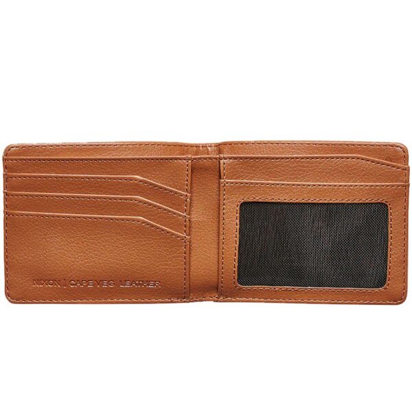 egán bőrből készült homok színű Nixon Cape pénztárca