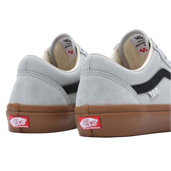 Vans Skate Old Skool grey gum cipő - újratervezett gördeszkázáshoz.