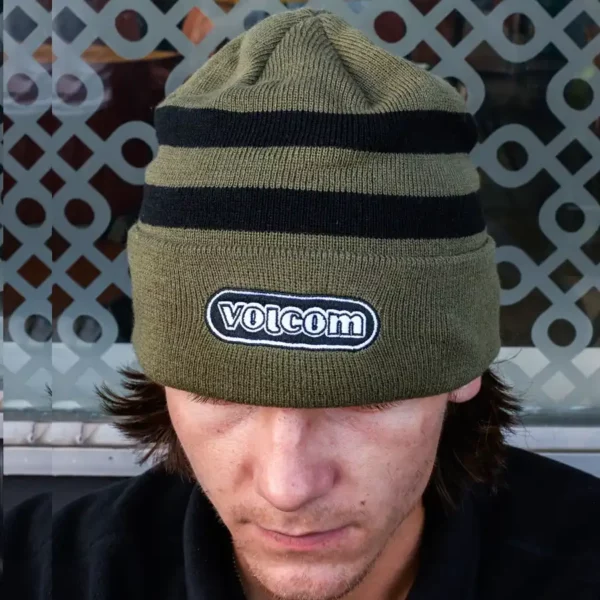 Volcom Ninetyfive téli sapka zöld színben