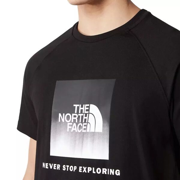 The North Face Redbox Raglan póló tnf black dip dye print