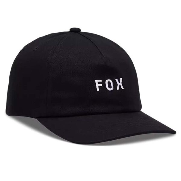 Fox Wordmark adjustable sapka black