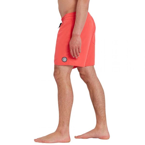 Volcom Lido Solid Trunk fürdőnadrág 16 washed ruby