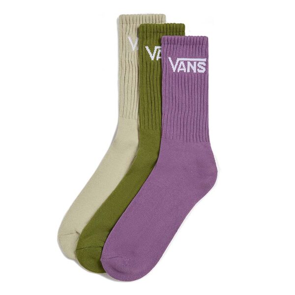 Vans Classic Crew 3 pár zokni pesto