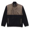 Két tónusú Ranford Polar Fleece Loose Half-Zip Pulóver, bal mellkason hímzett Vans logóval.