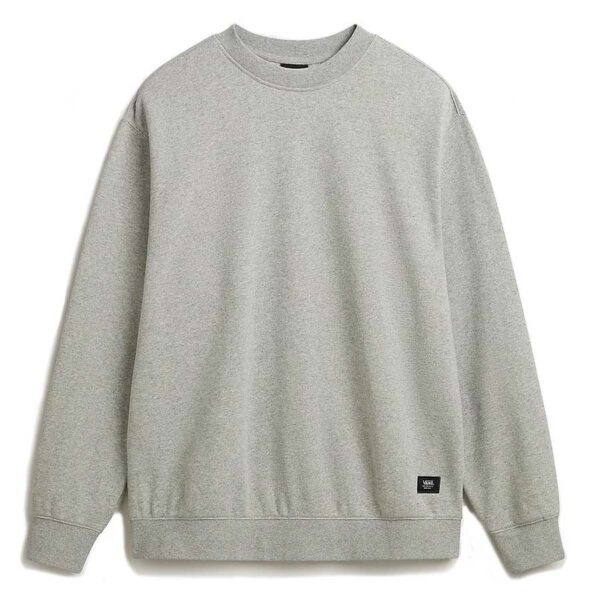 Vans Original Standard Loose szürke pulóver, bő szabással és minimál Vans logóval.