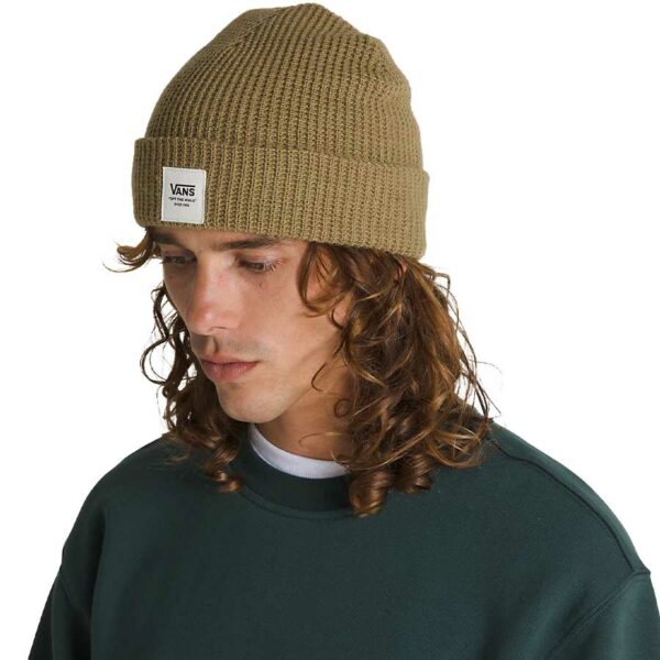Vans Waffle Cuff téli sapka oliva színben