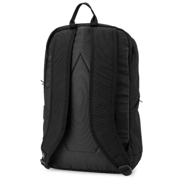 Volcom School Hátizsák fekete színben, három rekesszel és laptop tartóval.