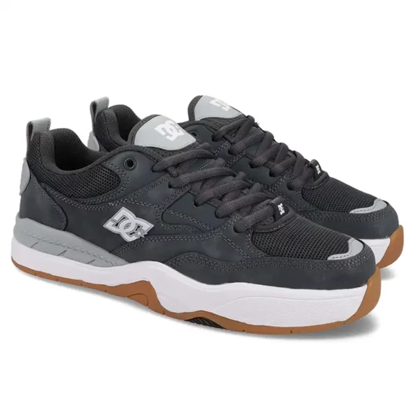 Dc Ascend cipő dark grey white szürke színben.