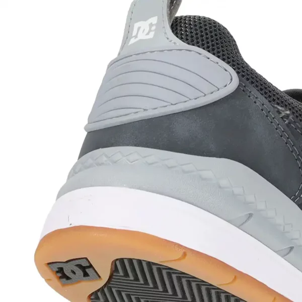 Dc Ascend cipő dark grey white szürke színben.