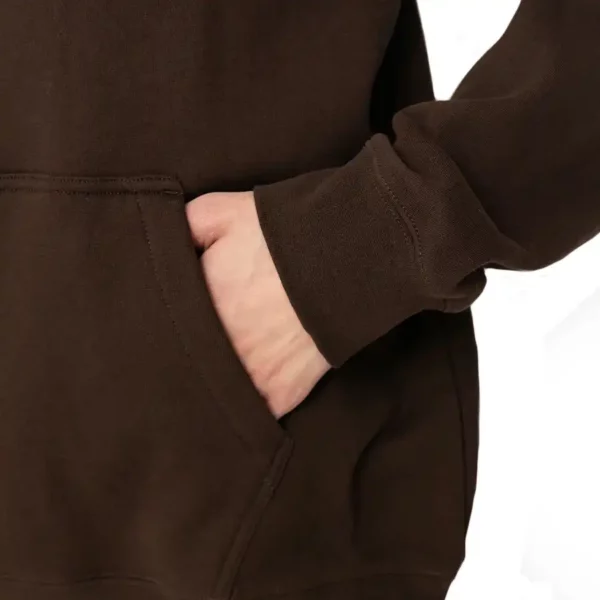 Fox Absolute Fleece kapucnis pulóver cocoa brown barna színben.