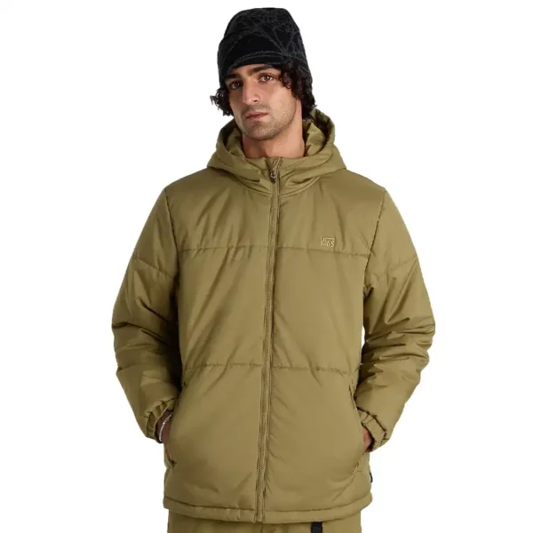 Vans MTE Norris Puffer kabát barna sztínben.