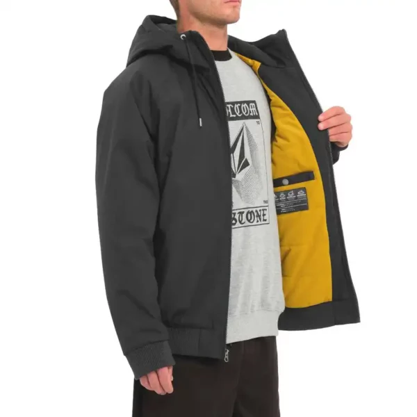 Volcom Hernan 10K kabát fekete színben.