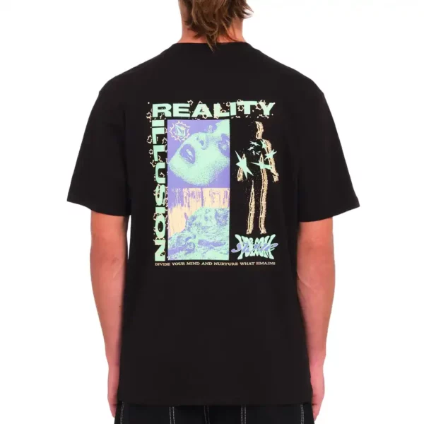 Volcom Realusion póló fekete színben.