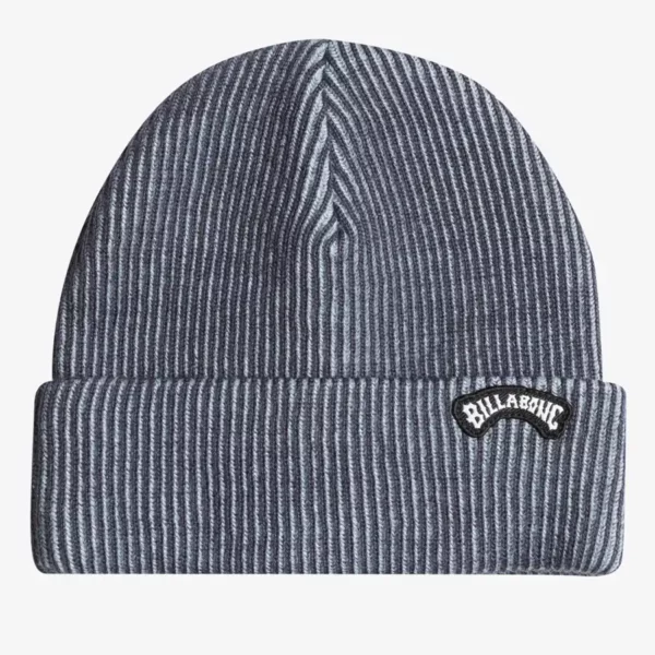 Billabong Arch Patch téli sapka, kék színben, 100% akrilból, oldalsó felvarróval.