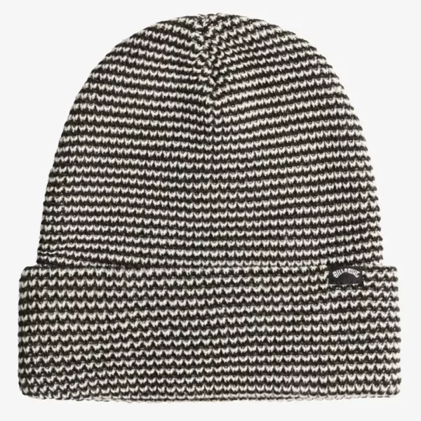 Billabong Hill téli sapka, fekete színben, 100% akrilból, meleg és rugalmas viselet.
