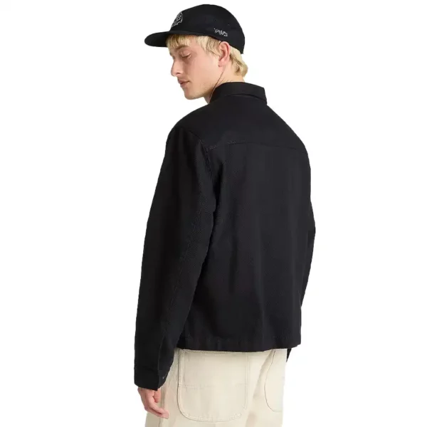 Mcavoy Zip Station Jacket – közepes súlyú pamut twill kabát, cipzáros és patentos záródással, praktikus zsebekkel.