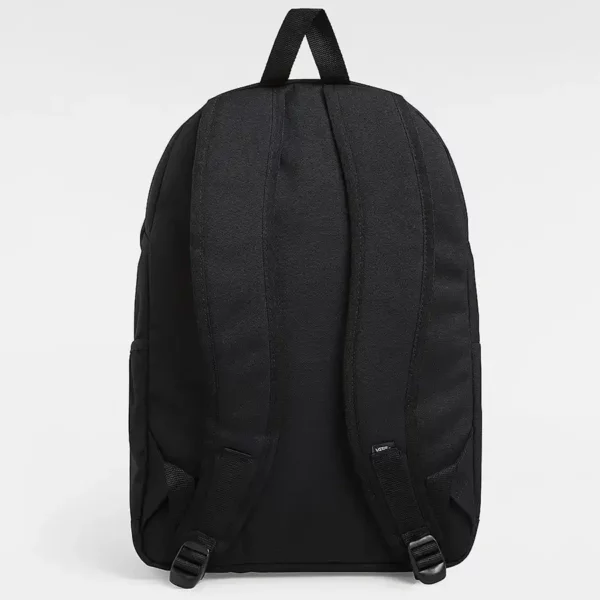 Vans Old Skool Trek hátizsák fekete színben, laptop rekesszel és oldalsó víztartó zsebbel.