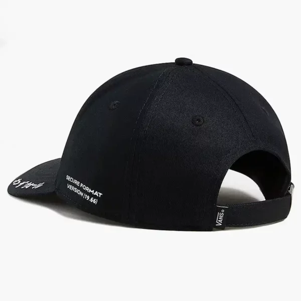 Vans Y2V Strapback sapka extra logokkal és állítható pamutpánttal.