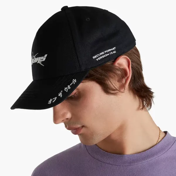 Vans Y2V Strapback sapka extra logokkal és állítható pamutpánttal.
