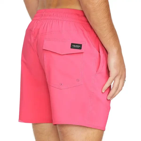 Volcom Lido Solid Trunk fürdőnadrág 16 neon pink