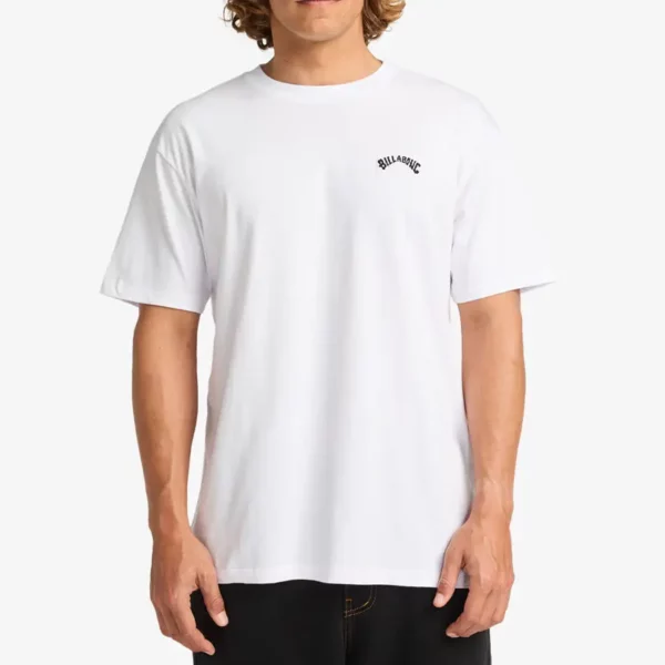 Billabong Arch Crew white - fehér póló kis hímzett logóval a mellkason
