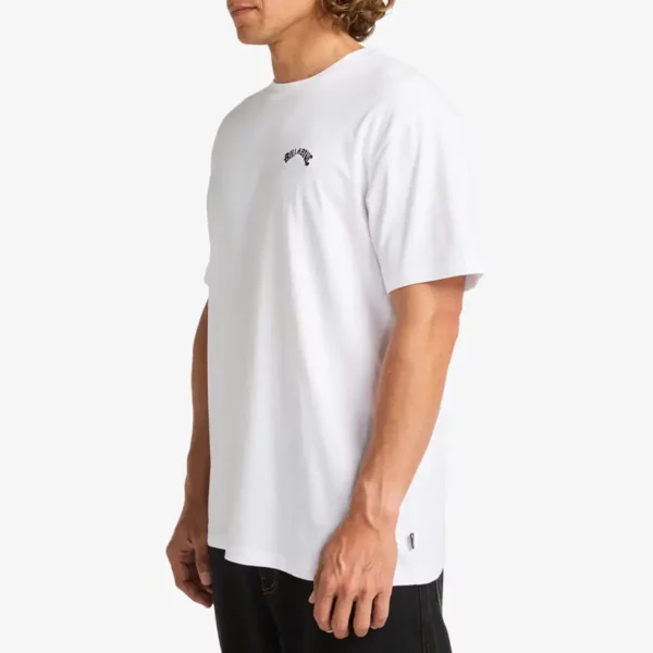 Billabong Arch Crew white - fehér póló kis hímzett logóval a mellkason