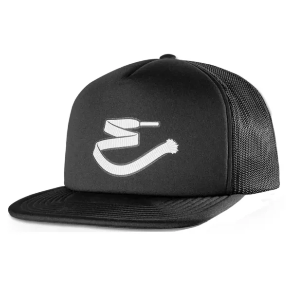 Etnies x SLB Trucker sapka fekete színben, domborhímzett logóval és Sal 23 fém jelvénnyel