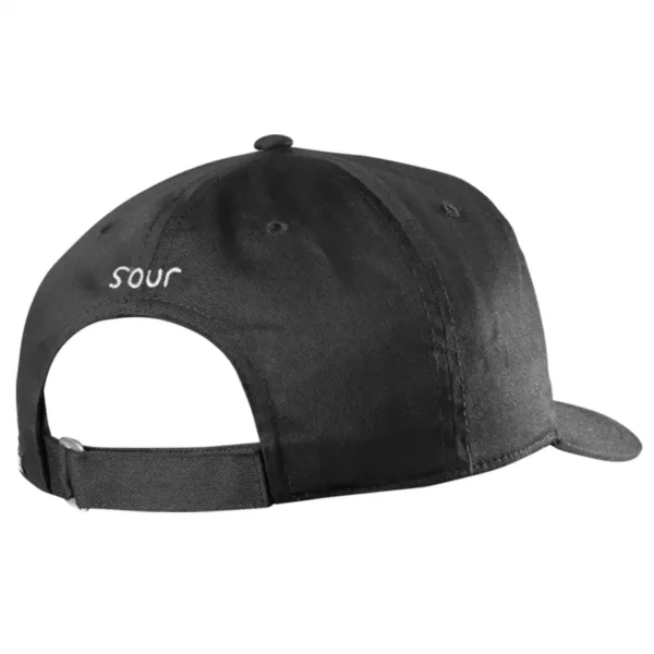 Etnies x Sour Strapback sapka fekete színben, hímzett logóval és állítható pamutpánttal