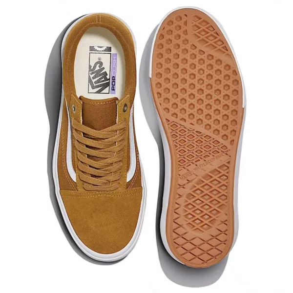 Vans BMX Old Skool cipő barna színben – strapabíró Wafflecup BMX talpkialakítás és DURACAP™ megerősítés a maximális teljesítményért.