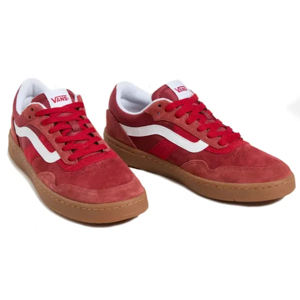 Vans Cruze 3.0 cipő piros színben gumi talppal – klasszikus dizájn és modern kényelem egy cipőben.