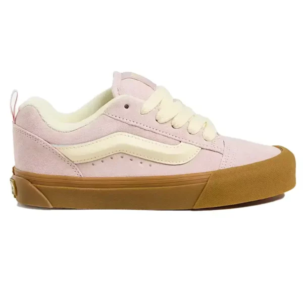 Vans Knu Skool cipő gum sepia rose - rózsasznű vans női cipő gum talppal.
