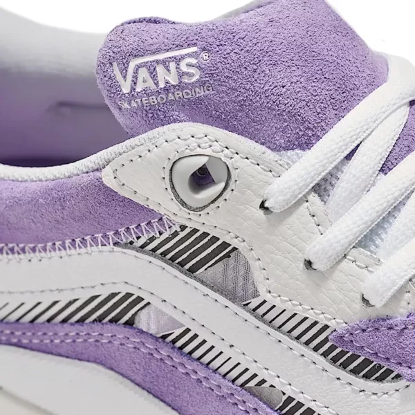 Vans Skate 2 Wayvee cipő – légáteresztő hálós felsőrész, PopCush™ talpbetét és Wafflecup™ szerkezet a maximális teljesítményért lila színben.