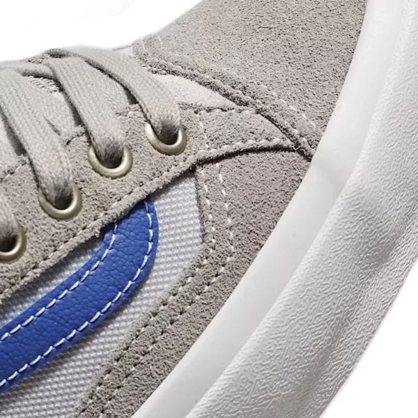 Vans Skate Old Skool 36+ grey blue - szürke színű cipő kék stripe logoval. Gördeszkás cipő – ikonikus stílus modern frissítésekkel.