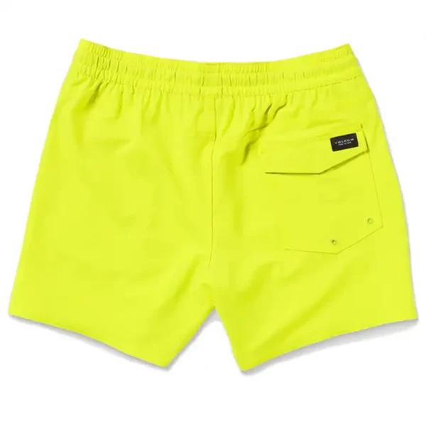 Volcom Lido Solid Trunk fürdőnadrág 16 tennis ball -neon sárga színben.