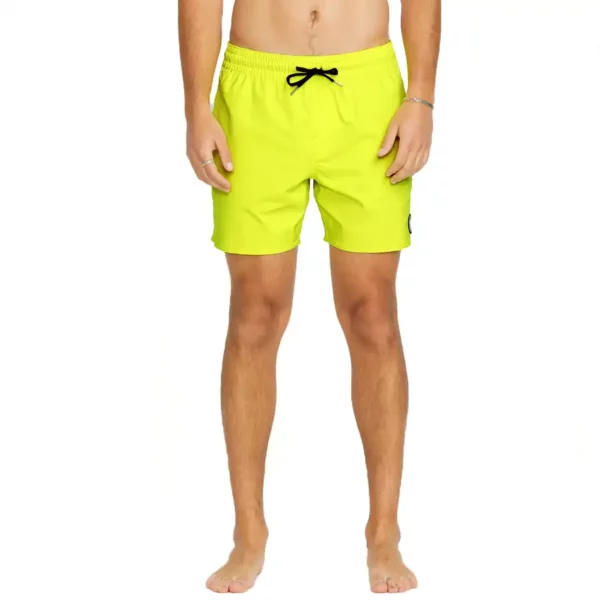Volcom Lido Solid Trunk fürdőnadrág 16 tennis ball -neon sárga színben.