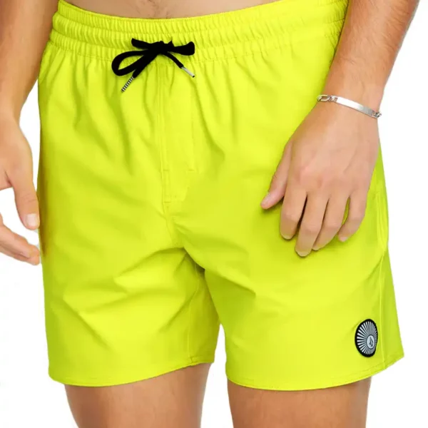 Volcom Lido Solid Trunk fürdőnadrág 16 tennis ball -neon sárga színben.