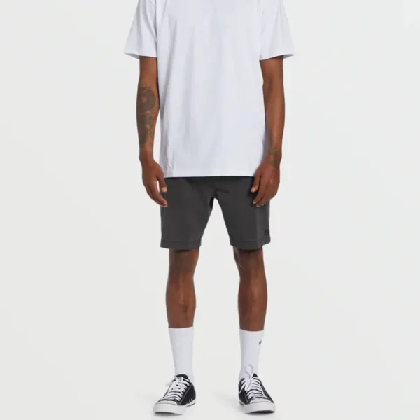 Billabong Crossfire Hybrid rövidnadrág wave washed black színben, vízlepergető anyagból
