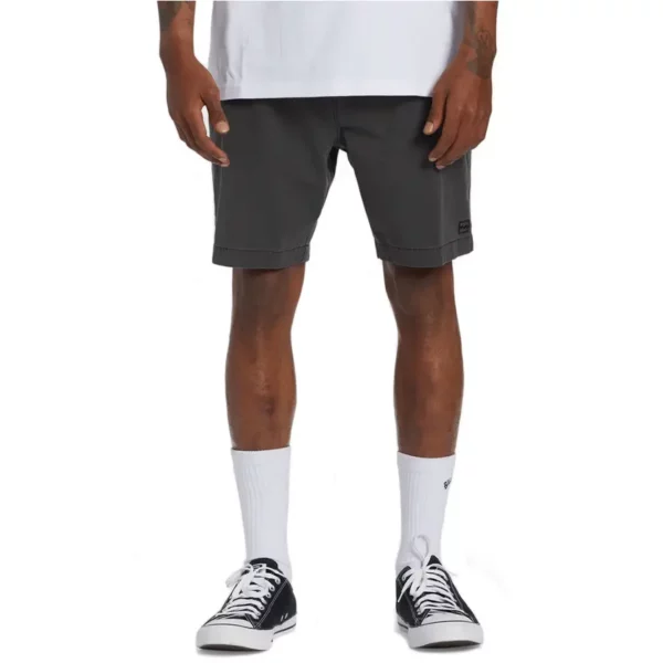 Billabong Crossfire Hybrid rövidnadrág wave washed black színben, vízlepergető anyagból