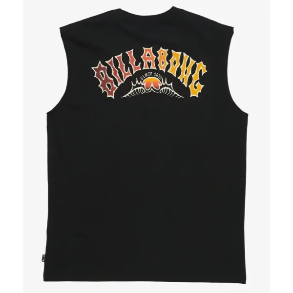 Billabong Venice Muscle trikó black - fekete színben, elöl -hátul nyomott grafikával