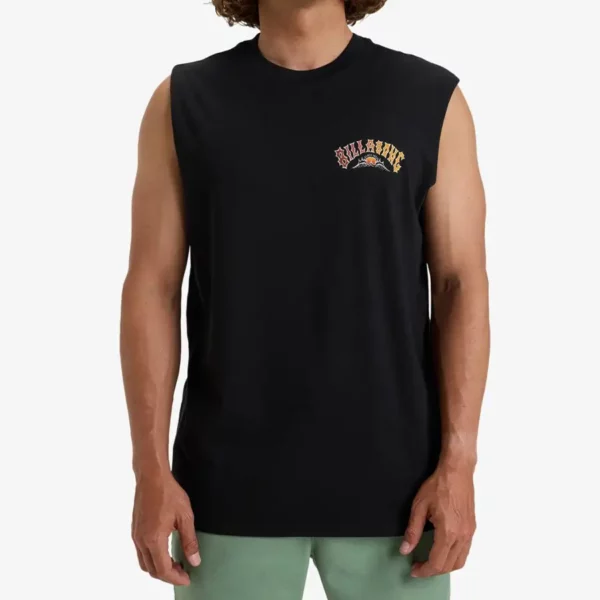Billabong Venice Muscle trikó black - fekete színben, elöl -hátul nyomott grafikával