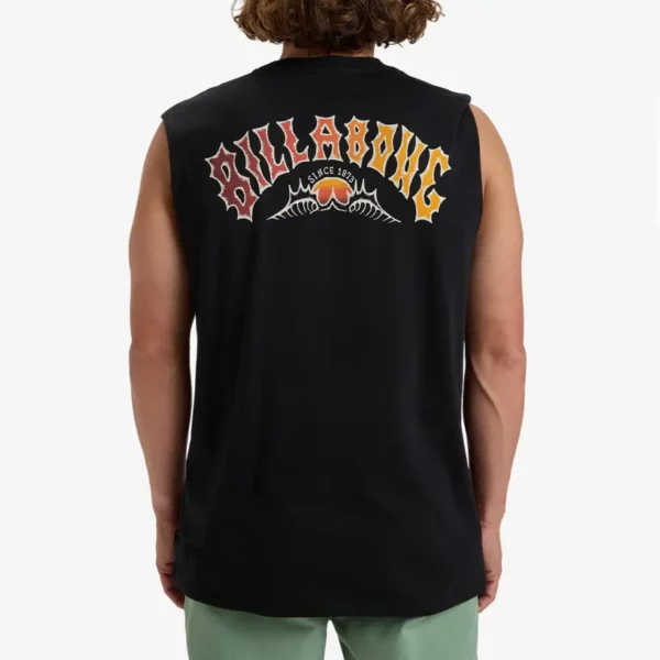 Billabong Venice Muscle trikó black - fekete színben, elöl -hátul nyomott grafikával
