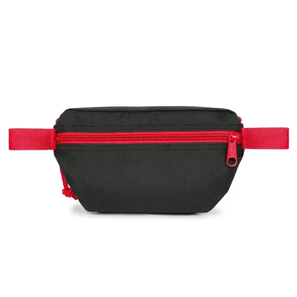 Eastpak Springer övtáska mindennapos fekete, piros színben -Klasszikus design, strapabíró anyag mindennapi használatra ideális.