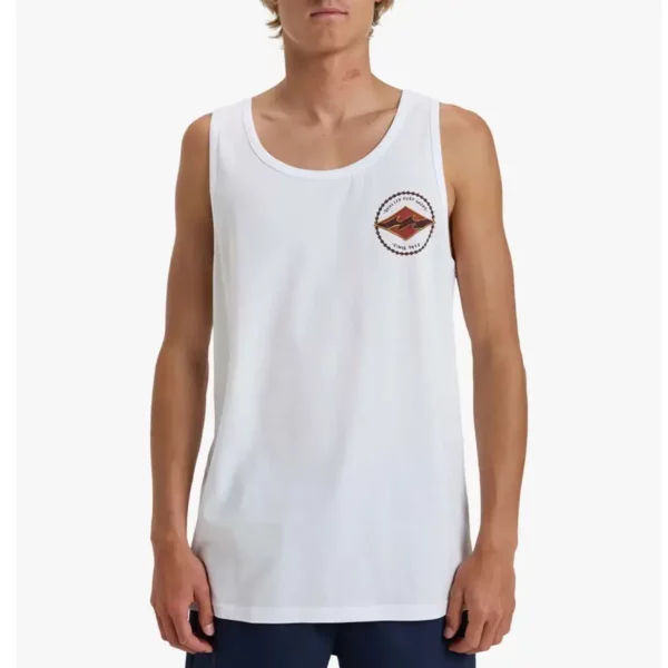 Billabong Rotor Diamond trikó fehér színben, nyári viselethez.