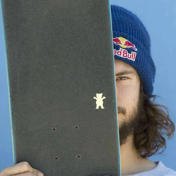 Grizzly Mini Bear Cutout griptape fekete színben, mini mackó logó kivágással, álláshoz