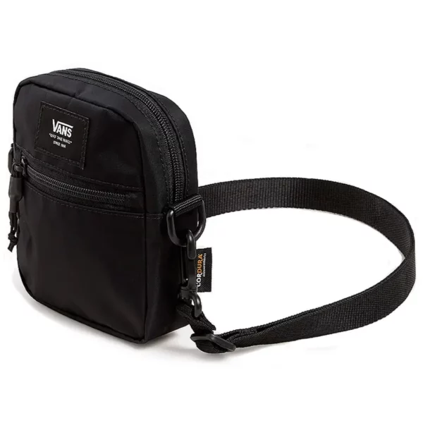 Vans Bail Shoulder Bag válltáska fekete színben, Cordura ripstop anyagból, kompakt méretű, állítható vállpántta