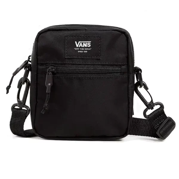 Vans Bail Shoulder Bag válltáska fekete színben, Cordura ripstop anyagból, kompakt méretű, állítható vállpántta